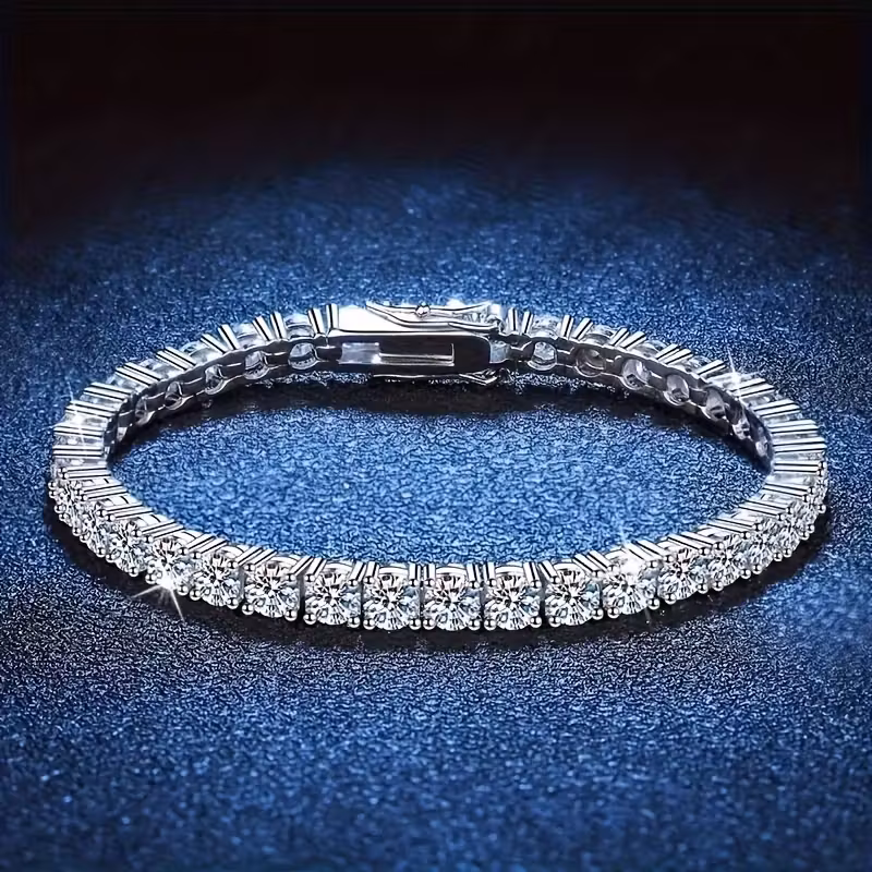 7 Inch Moissanite Tennis Bracelet