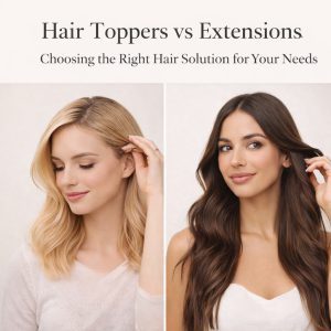 Hair Toppers vs Hair Extensions: Choosing the Right Hair Solution for Your Needs