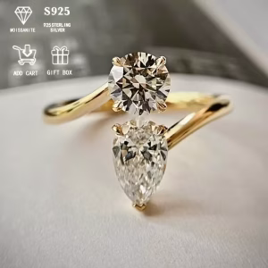 The Aurelia 3-Carat Moissanite Ring