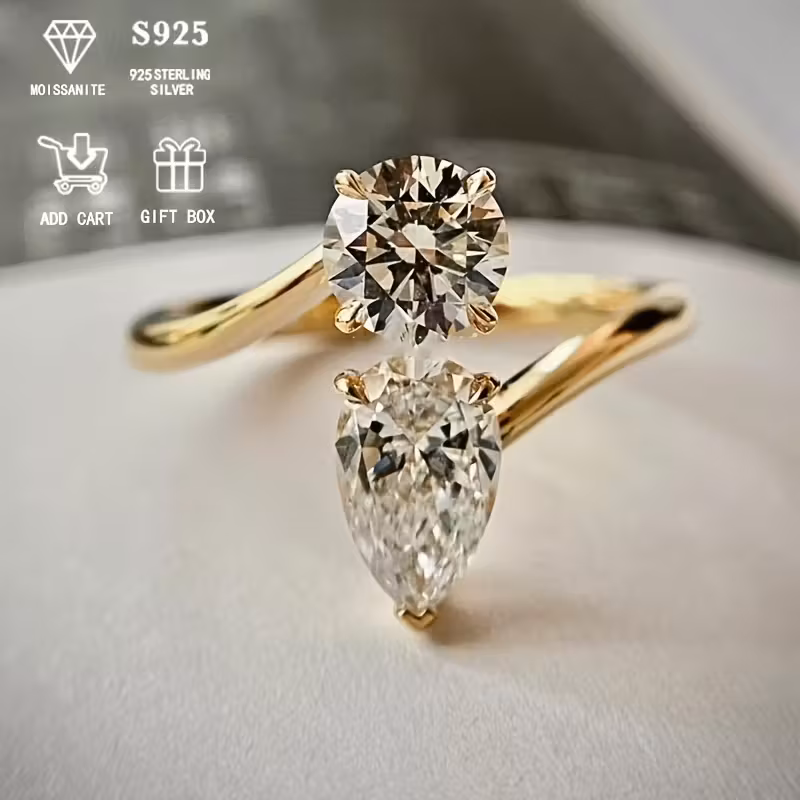 The Aurelia 3-Carat Moissanite Ring