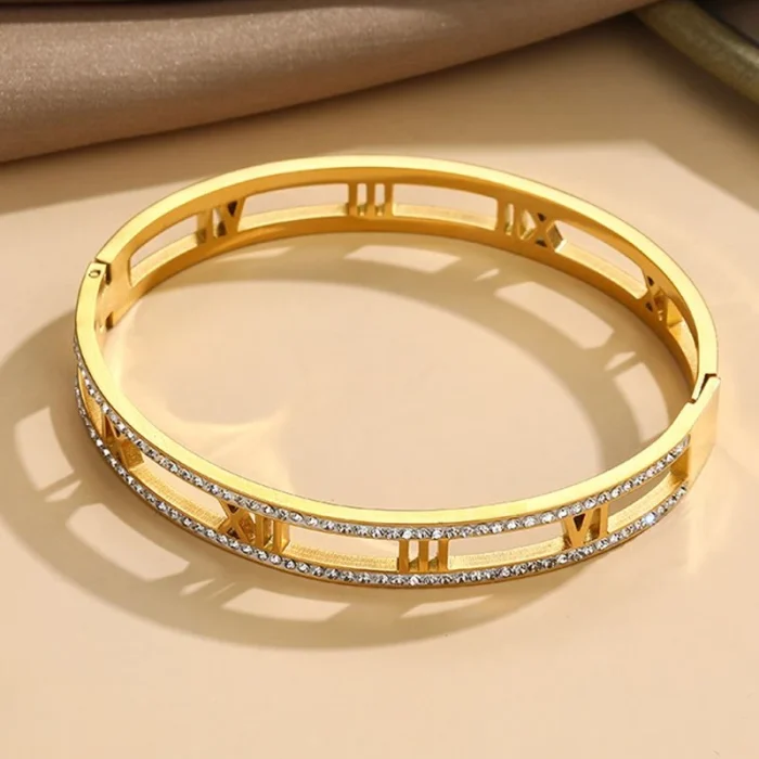 The Aurelius Roman Numeral Bangle