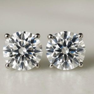THE LAB GROWN DIAMOND STUD EARRINGS